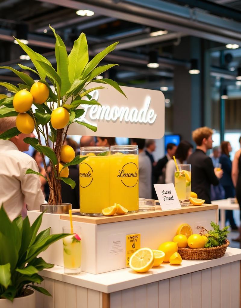 Corporate lemonade catering